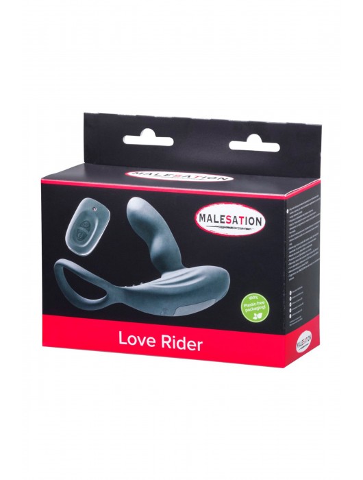 Стимулятор простаты с эрекционным кольцом Love Rider - MALESATION - в Миассе купить с доставкой