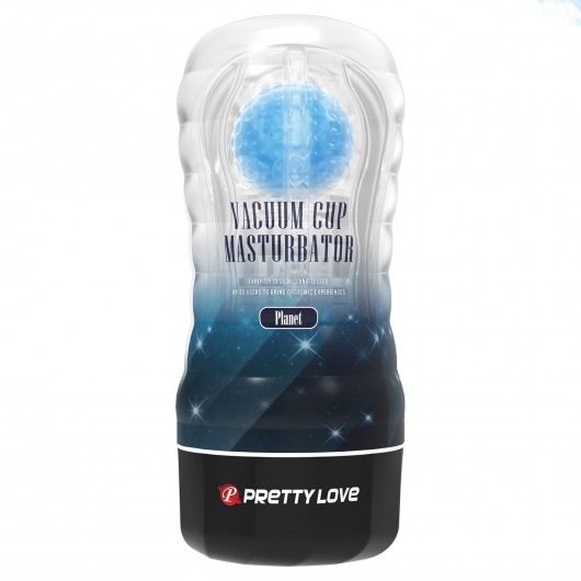 Прозрачный текстурированный мастурбатор Vacuum Cup Masturbator Planet - Baile - в Миассе купить с доставкой