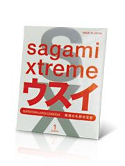 Ультратонкий презерватив Sagami Xtreme SUPERTHIN - 1 шт. - Sagami - купить с доставкой в Миассе