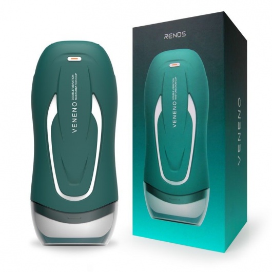 Зеленый вибромастурбатор с голосовым сопровождением Veneno - Rends - в Миассе купить с доставкой