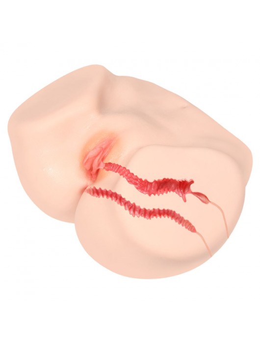 Мастурбатор-полуторс с двойным слоем материала Vanilla Onahole Real Vagina - KOKOS - в Миассе купить с доставкой