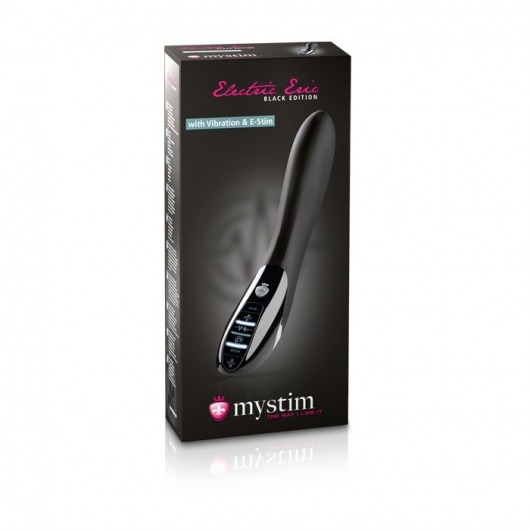 Черный вибратор с миостимуляцией Mystim Electric Eric Black Edition - 27 см. - MyStim - купить с доставкой в Миассе