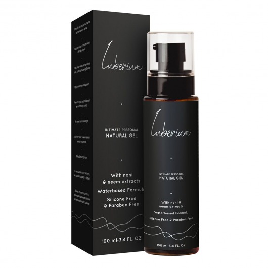 Интимный гель на водной основе с экстрактами нони и нима Luberium Natural Gel - 100 мл. - Luberium - купить с доставкой в Миассе