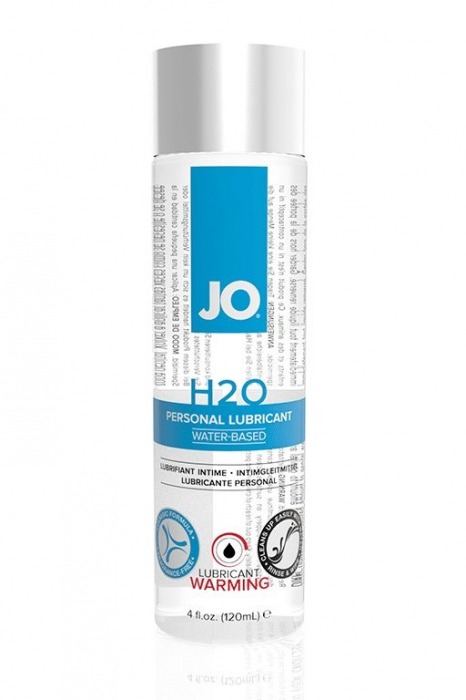 Возбуждающий лубрикант на водной основе JO Personal Lubricant H2O Warming - 120 мл. - System JO - купить с доставкой в Миассе