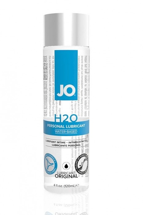Нейтральный лубрикант на водной основе JO Personal Lubricant H2O - 120 мл. - System JO - купить с доставкой в Миассе
