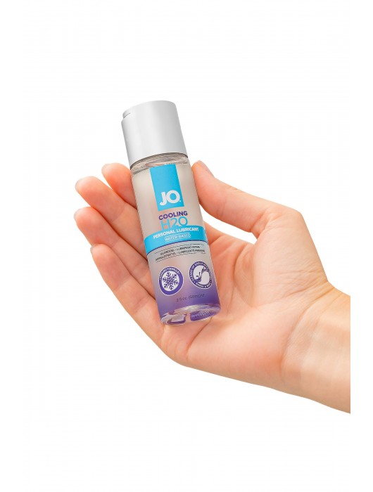 Охлаждающий лубрикант на водной основе JO Personal Lubricant H2O COOLING - 60 мл. - System JO - купить с доставкой в Миассе