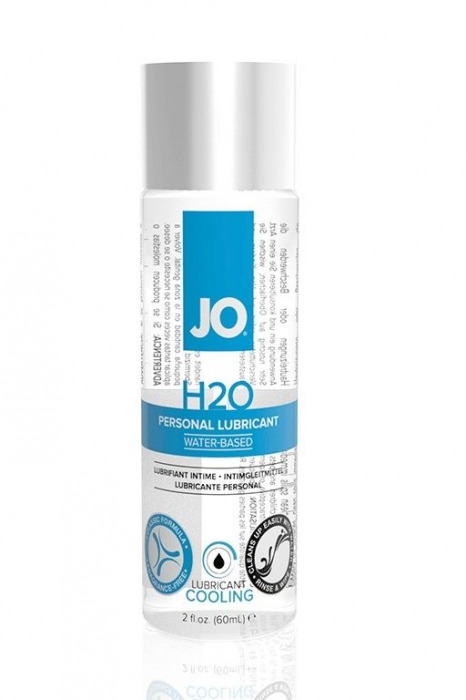 Охлаждающий лубрикант на водной основе JO Personal Lubricant H2O COOLING - 60 мл. - System JO - купить с доставкой в Миассе