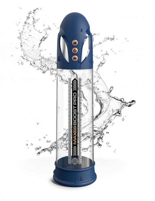 Синяя вакуумная автоматическая помпа Max Boost Pro Flow - Pipedream - в Миассе купить с доставкой