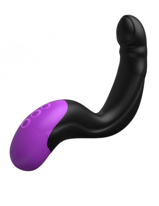 Черно-фиолетовый вибромассажёр простаты Hyper-Pulse P-Spot Massager - Pipedream - в Миассе купить с доставкой