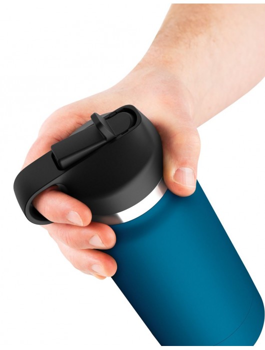 Смуглый мастурбатор-вагина в синей колбе F*ck Flask - Pipedream - в Миассе купить с доставкой