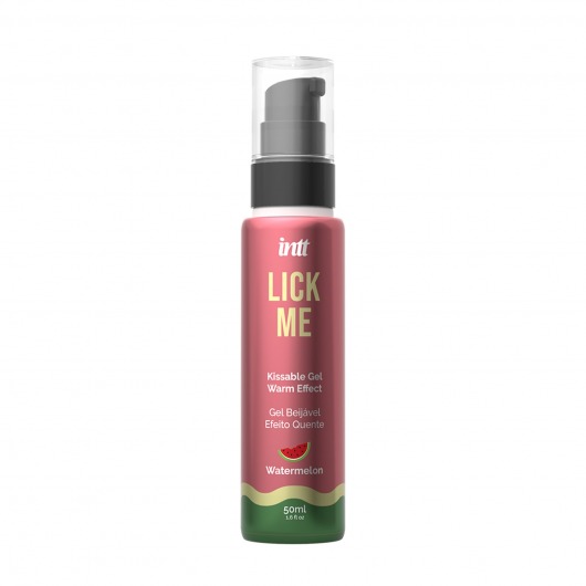 Гель Lick Me с согревающим эффектом и ароматом арбуза - 50 мл. - INTT - купить с доставкой в Миассе