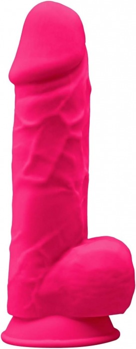 Ярко-розовый фаллоимитатор Model 1 - 21,5 см. - Adrien Lastic