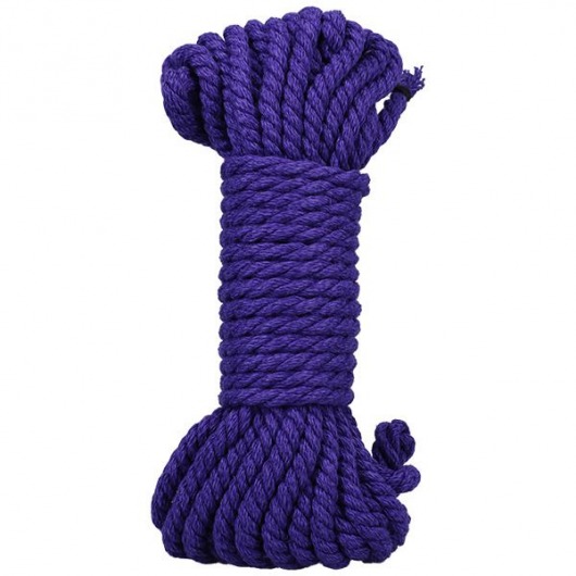 Фиолетовая верёвка для связывания и фиксации Bind Tie - 9,14 м. - Doc Johnson - купить с доставкой в Миассе