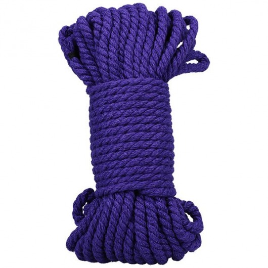 Фиолетовая верёвка для связывания и фиксации Bind Tie - 15,24 м. - Doc Johnson - купить с доставкой в Миассе