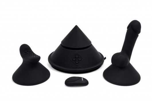 Конусный вибромассажер Cowgirl Cone с 2 насадками - CowGirl - купить с доставкой в Миассе