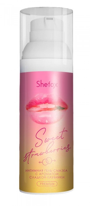 Интимная гель-смазка Shefox Premium «Сладкая клубника» - 50 мл. - Shefox - купить с доставкой в Миассе