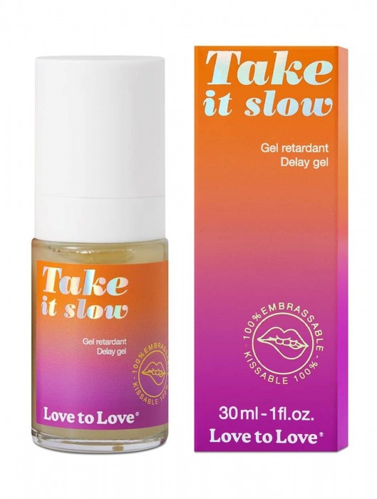Пролонгирующий гель для мужчин Take It Slow - 30 мл. - Love to Love - купить с доставкой в Миассе