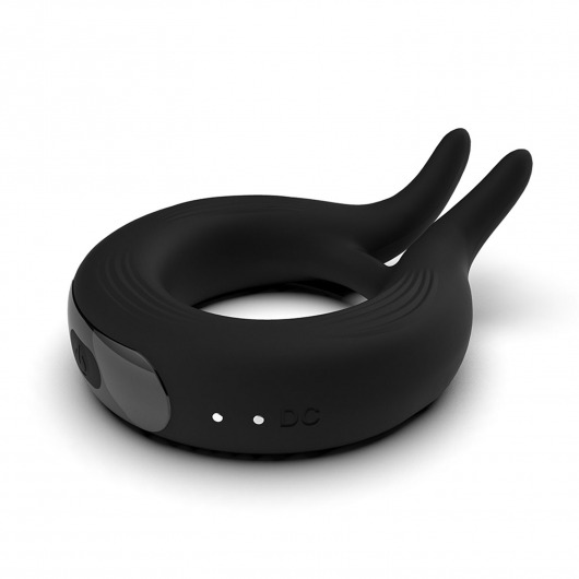 Черное эрекционное кольцо Marry Me Rechargeable Vibrating Cockring - Adrien Lastic - в Миассе купить с доставкой