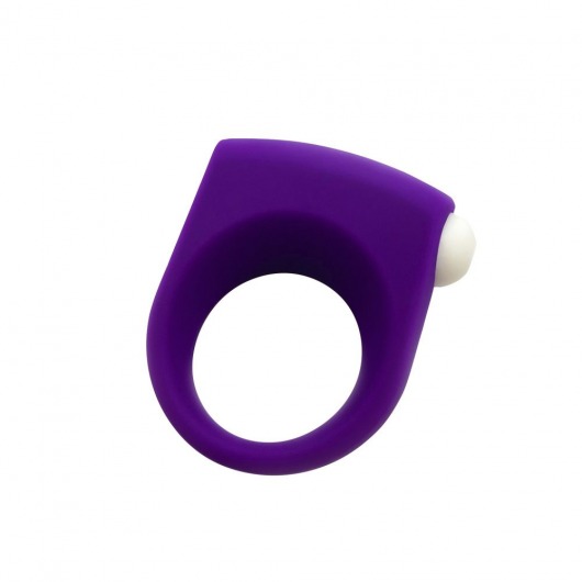 Фиолетовое эрекционное кольцо Puggle Vibrating Ring with Bullet - Adrien Lastic - в Миассе купить с доставкой