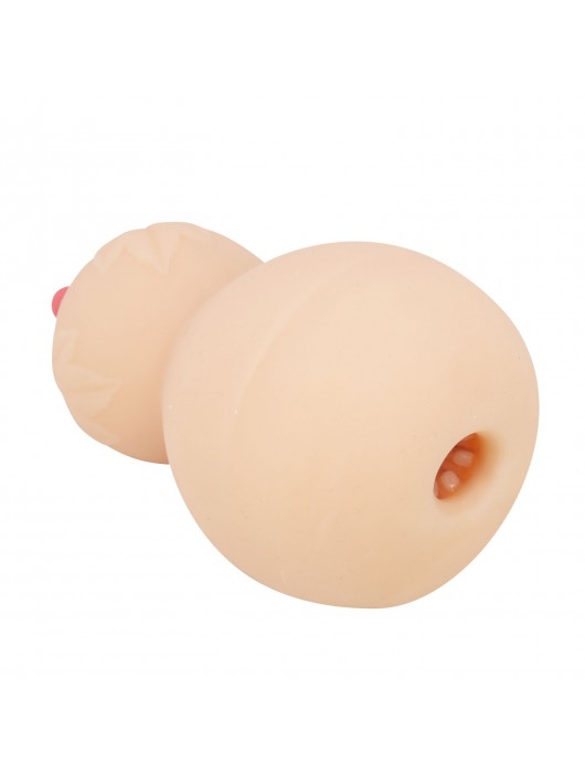 Телесный мастурбатор с соском Calabash - Baile - в Миассе купить с доставкой