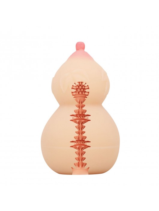 Телесный мастурбатор с соском Calabash - Baile - в Миассе купить с доставкой