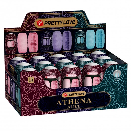 Набор из 15 мастурбаторов Athena Alice - Baile - в Миассе купить с доставкой