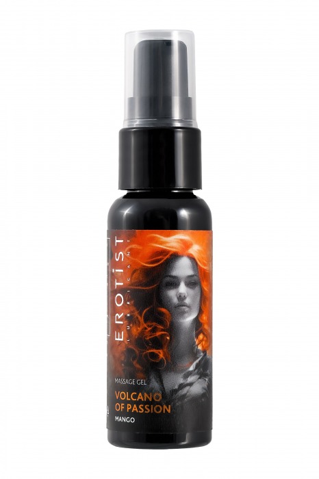 Гель с эффектом вибрации Volcano Of Passion со вкусом манго - 25 мл. - Erotist Lubricants - купить с доставкой в Миассе