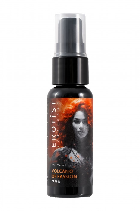 Гель с эффектом вибрации Volcano Of Passion со вкусом винограда - 25 мл. - Erotist Lubricants - купить с доставкой в Миассе