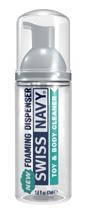 Очищающая пенка для игрушек и тела Toy   Body Cleaner Foamer - 47 мл. - Swiss navy - купить с доставкой в Миассе