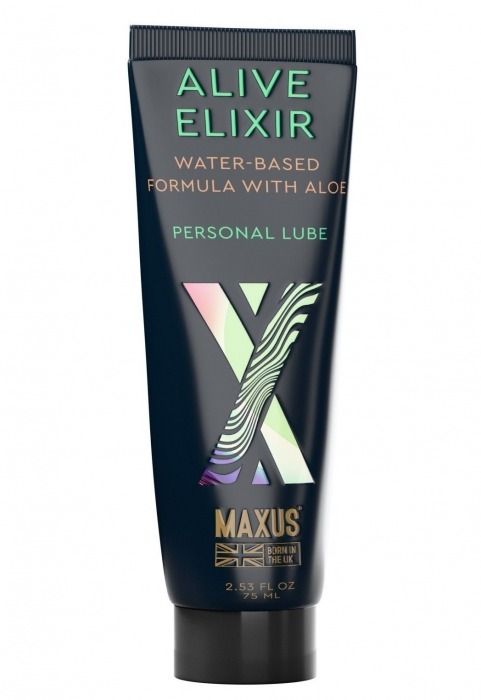 Интимный гель на водной основе MAXUS Alive Elixir - 75 мл. - Maxus - купить с доставкой в Миассе