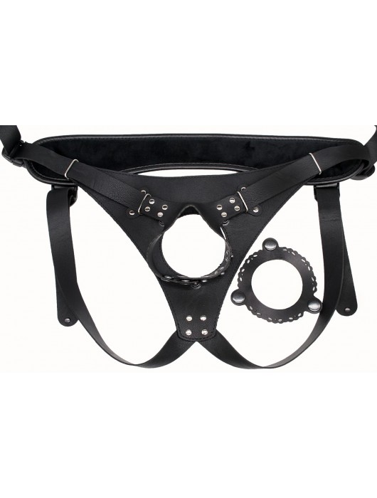 Пояс Hard Brutal для больших насадок - LOVETOY (А-Полимер) - купить с доставкой в Миассе