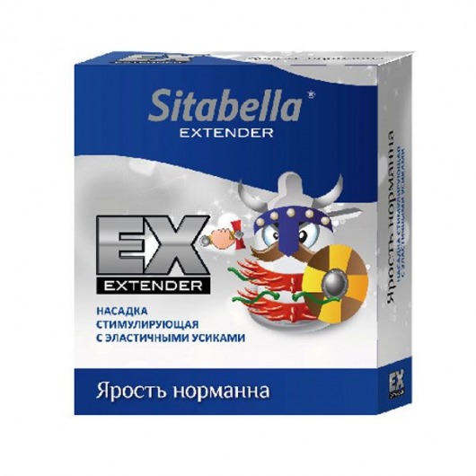 Стимулирующая насадка Sitabella Extender  Ярость норманна - Sitabella - купить с доставкой в Миассе