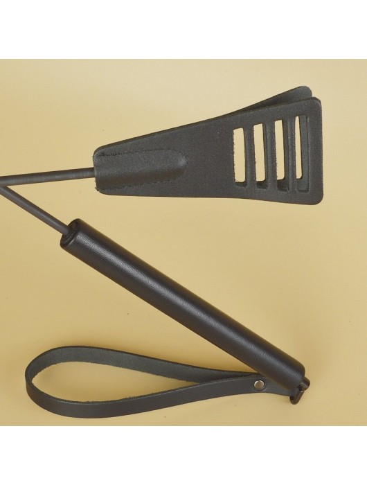 Черный кожаный стек «Сириус» - 60 см. - Sitabella - купить с доставкой в Миассе