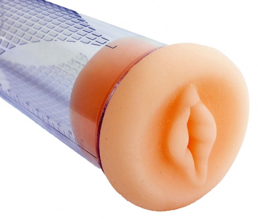 Телесный уплотнитель для вакуумной помпы в виде вагины - Boys of Toys - в Миассе купить с доставкой