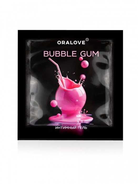 Саше съедобной оральной смазки OraLove с ароматом бабл-гам - 3 гр. - Биоритм - купить с доставкой в Миассе