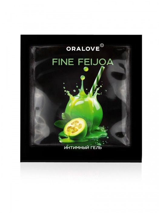 Саше съедобной оральной смазки OraLove с ароматом фейхоа - 3 гр. - Биоритм - купить с доставкой в Миассе