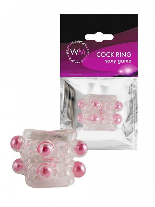 Прозрачная насадка на пенис с цветными шариками - Erowoman-Eroman - в Миассе купить с доставкой