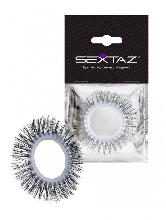 Круглое эрекционное кольцо с длинными «ресничками» - Sextaz - в Миассе купить с доставкой