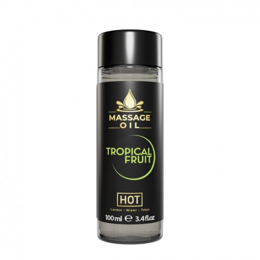 Массажное масло c ароматом тропических фруктов Massage Oil - 100 мл. - HOT - купить с доставкой в Миассе