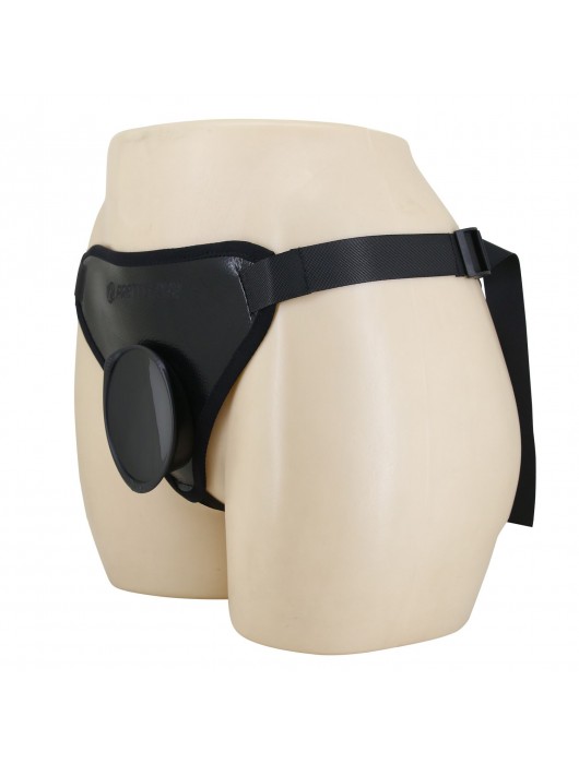 Черные трусики харнесс с платформой Caludio I - Baile - купить с доставкой в Миассе