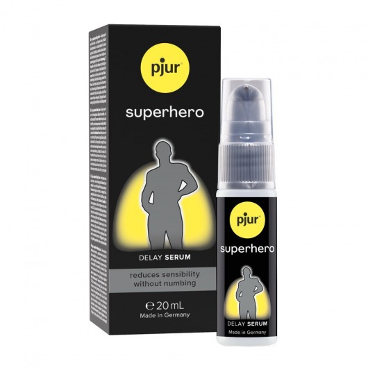 Пролонгатор-сыворотка pjur Superhero Delay Serum - 20 мл. - Pjur - купить с доставкой в Миассе