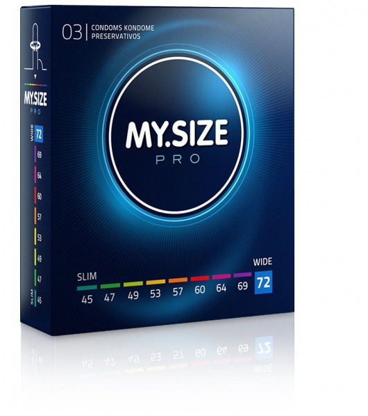 Презервативы MY.SIZE размер 72 - 3 шт. - My.Size - купить с доставкой в Миассе