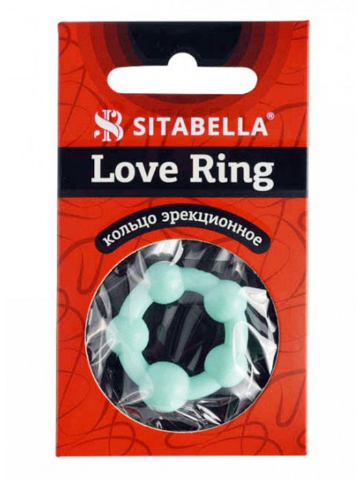 Цветное эрекционное кольцо с 5 бусинами Love Ring - Sitabella - в Миассе купить с доставкой
