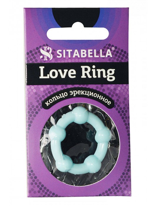 Цветное эрекционное кольцо Love Ring с бусинами - Sitabella - в Миассе купить с доставкой