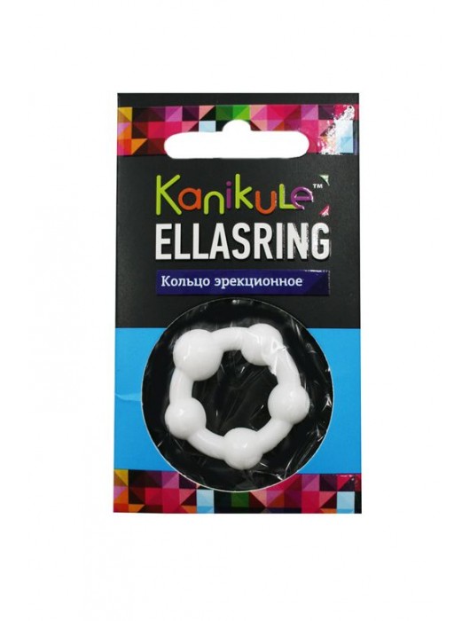 Цветное эрекционное кольцо с шариками Ellasring - Sitabella - в Миассе купить с доставкой