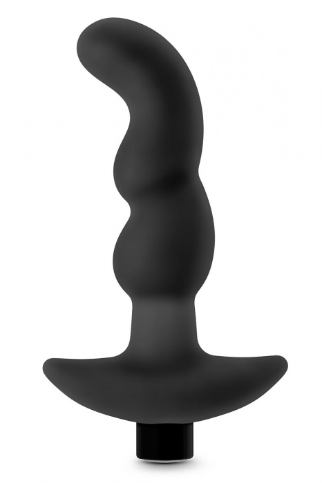 Черный вибромассажер простаты Prostate Massager 03 - 15,2 см. - Blush Novelties - в Миассе купить с доставкой