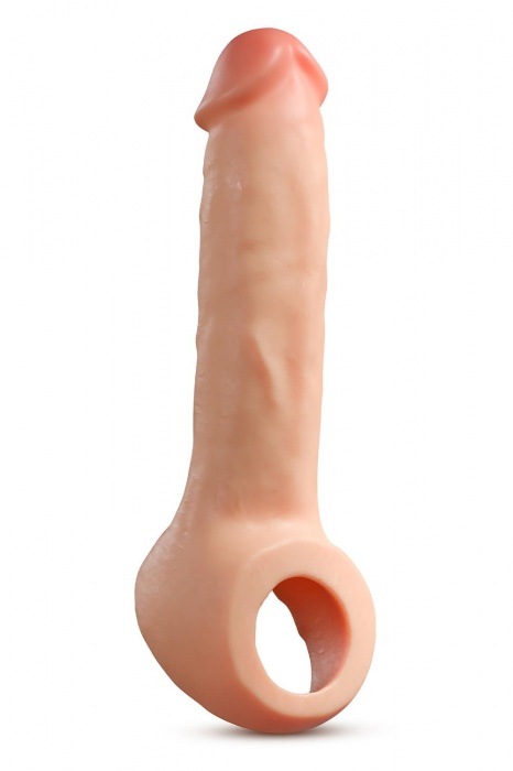 Телесная насадка-удлинитель Thrive 8.75 Inch Realistic Penis Extender Sleeve - 22,2 см. - Blush Novelties - в Миассе купить с доставкой