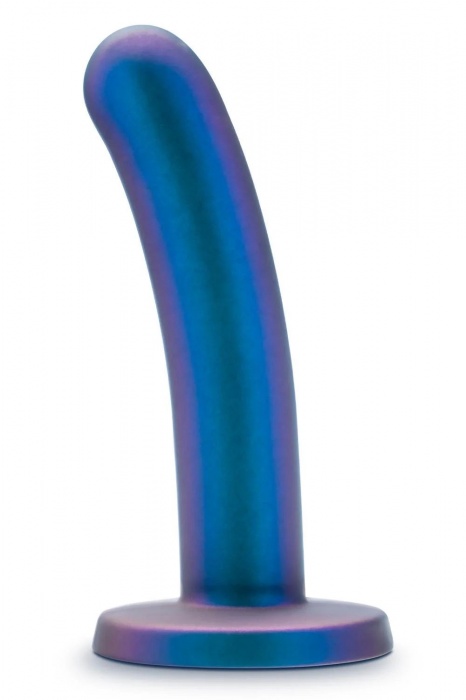 Синяя насадка с гладкой поверхностью Surrender 5.75 Inch Intermediate Pegging Dildo - 14,6 см. - Blush Novelties - купить с доставкой в Миассе