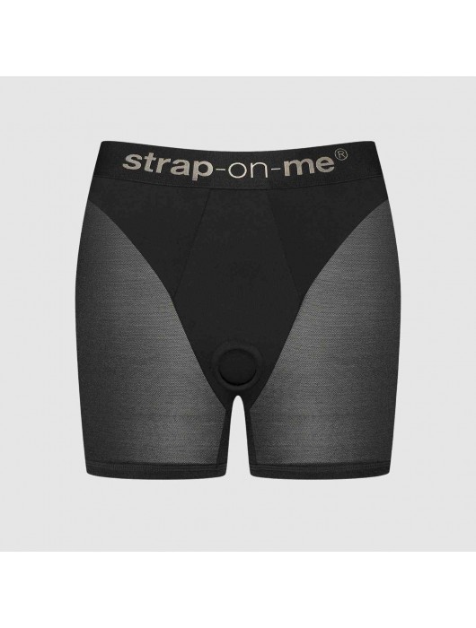 Трусики-шорты для фиксации насадок Strap-on-me Harness Lingerie Halo - size S - Strap-on-me - купить с доставкой в Миассе