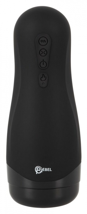 Черный вибромастурбатор с подогревом Masturbator with 3 Functions - Orion - в Миассе купить с доставкой